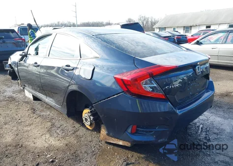 2016 Honda Civic Ex from USA, damaged, VIN 19XFC2F75GE059371